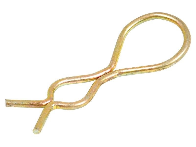 Swinging Drawbar Retaining Pin Spring Clip, Clip ?4mm x 100mm | Sparex Part No.S.17743?0.02 kg