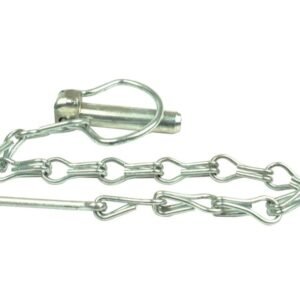 Pear Linch Pin, Chain & Cotter Pin Assembly, Pin ?6mm | Sparex Part No.S.26?0.06 kg