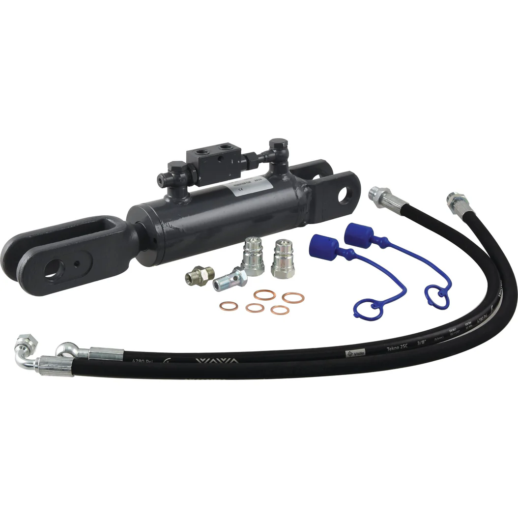 Hydraulic Levelling Box (Supplied with: Hoses) - Fork Hole ? 25mm - Fork Hole ? 26mm - Min. Length: 440mm, Cylinder Bore: 63mm. | Sparex Part No.S.153736?10.0 kg