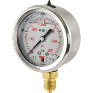 Hydraulic Pressure Gauge ?63mm (0-400 bar) | Sparex Part No.S.153760?1.21 kg