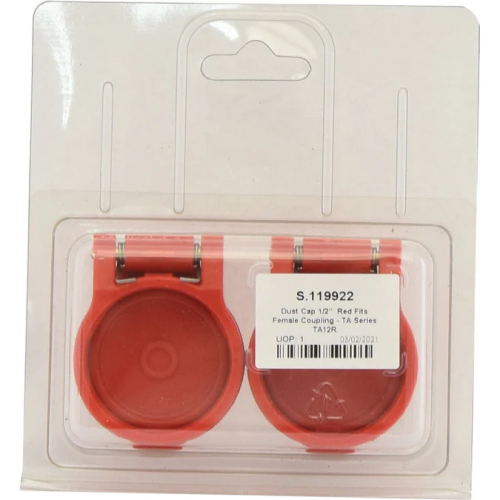 Faster Dust Cap 1/2'' Red Fits Female Coupling - TA Series TA12R (2 pcs. Agripak) - S.119922?0.01 kg
