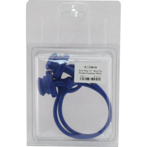 Faster Dust Plug Blue PVC Fits 1/2'' Female Coupling - TM Series TM12L (Agripak 2 pcs.) - S.119916?0.01 kg