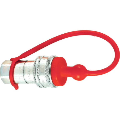 Faster Dust Plug Red PVC Fits 1/2'' Female Coupling - TM Series TM12LR (Agripak 2 pcs.) | Sparex Part No.S.119917?0.01 kg