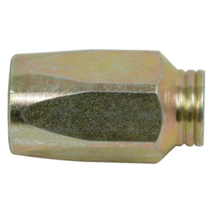 Hydraulic 2-Piece Re-usable Coupling Ferrule 3/8'' 2-wire non-skive | Sparex Part No.S.4736?0.1 kg