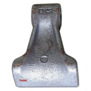 Hammer Flail, Top width: 40mm, Bottom width: 85mm, Hole ?: 14.5mm, Radius 100mm - Replacement for Agromec, Agrimaster, Zanon To fit as: 3002322 | Sparex Part No.S.78896?0.74 kg