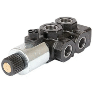 Walvoil Hydraulic Electric Diverter Valve 6 Ports 3/8'' BSP 12V (DC) (30 L/min Flow Rate) | Sparex Part No.S.101689?2.3 kg