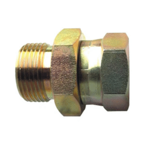 Hydraulic Adaptor 3/8'' BSP Male x 1/4'' BSP Swivel Female | Sparex Part No.S.4686?0.06 kg