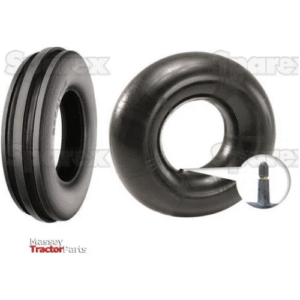 Tyre & Tube Set, 3.50 - 6, 4PR, TR13 Straight Valve - S.137612?0.01 kg