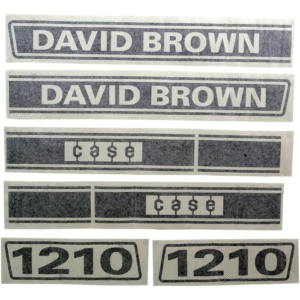 Decal Set - David Brown 1210 | Sparex Part No.S.63348?0.13 kg