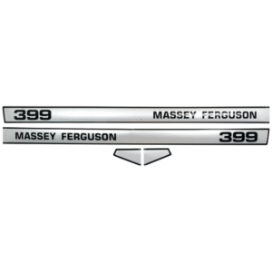 Decal Set - Massey Ferguson 399 | Sparex Part No.S.42472?0.13 kg