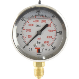 Hydraulic Pressure Gauge ?63mm (0-600 bar) | Sparex Part No.S.154020?1.21 kg